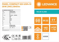 LED panel COMPACT 625 26W 840 U19 LEDVANCE 4099854739248