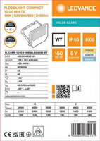 FLOODLIGHT COMPACT GEN 2 10/20 V 18W ML 8304065 WT LEDVANCE 4099854832161