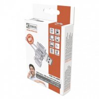 Kabel USB-MICRO B,C,i16P, 1M Emos SM7052