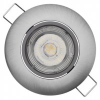 LED bodové svítidlo spotlight 8W 650LM Exclusive WW stříbrné ZD3241 teplá bílá