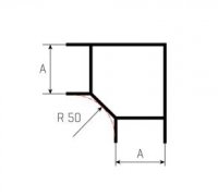Arkys ARD-34220119 Koleno žlabu LINEAR KL1 90° R50160/60 ''SZ''