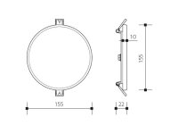 Koupelnové svítidlo LED DOWNLIGHT ROUND IP66 12W 4000K PANLUX PN14300007