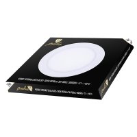 Nedes LPL125 LED panel 24W/kruh,vsaz.-bílá/neut. PR24W/120SMD/2835/4000K