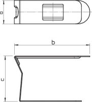 OBO 6249888 Kanálová spona LKM K140