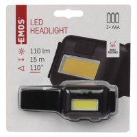 COB LED čelovka P3537, 110 lm, 3x AAA EMOS P3537