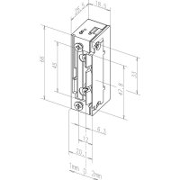 Assa Abloy EL001324 El.otvírač 118E.13 A71 10-24V