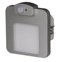 Světlo LED MOZA s čidlem pod omítku 230Vstř IP20 HLINÍK NEUTRÁLNÍ BÍLÁ