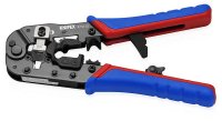 Lisovací kleště pro konektory Western RJ45 190 mm KNIPEX 97 51 13 SB