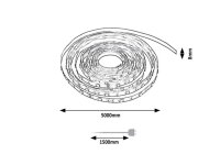 LED Strip, 18W, 1450lm, 3000K, L500cm RABALUX 79024