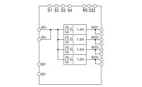 Elektronický jistič 4kanál. vstupní napětí 24 V DC WAGO 787-860
