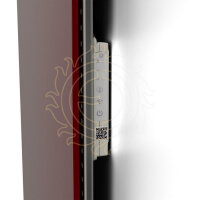 ECOSUN 600 GS-Wifi Wine Red Skleněný Wifi panel 600 W, vínově červený