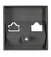 Kryt datové zásuvky 1x RJ45, antracit SCHRACK EV114003--