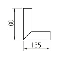 XFREE M SUSP. L-shape CONNECTOR D/I 8W/3