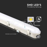 LED Waterproof Fitting SAMSUNG Chip 120cm 60W 4000K 120 lm/W V-TAC SKU20473