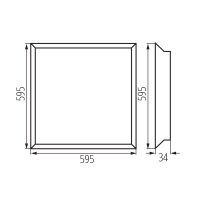 BLINGO IP65 40W 60NW Panel LED KANLUX 37279