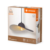 Závěsné svítidlo LEDVANCE Decor Felt Hat Pendant 1XE27 Dark Gray