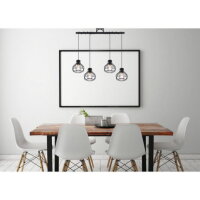 Stropní svítidlo CLASTRA černá 4xE27, max. 60W 230V GLOBO 15388-4D