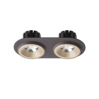 SHARM R II zápustná perleťová zlatá/hnědá 230V LED 2x10W 24° 3000K RENDL R13241