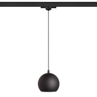 COPA pro tříokr. lištu černá sklo 230V E27 28W RENDL R13208