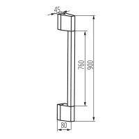 YALTE D 09 8W WW-B   Fasádní svítidlo KANLUX 38895