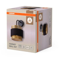 Decor Hornet Wall 1XE27 Black OSRAM 4058075847828