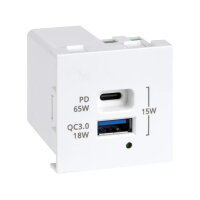 Modul K45, nabíječka USB typ A + typ C,