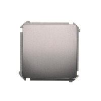 Přepínač křížový, řazení 7, 10AX, 250V~, Inox KONTAKT SIMON BMW7.01/21