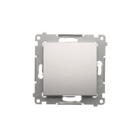 Přepínač střídavý, řazení 6, 16AX 250V~, stříbrná matná metalizované