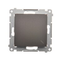 Přepínač střídavý, řazení 6, 16AX 250V~, hnědá matná metalizované DW6A.01/46