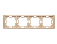 Rámeček 4-násobný Neos, Béžový KONTAKT SIMON BMRC4/12