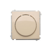 Otočný stmívač pro stmívatelné LED 230VAC, 2-250W, Béžová BMS9L.01/12