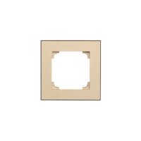 Rámeček 1 násobný champagne matná KONTAKT SIMON TRD1.149/144
