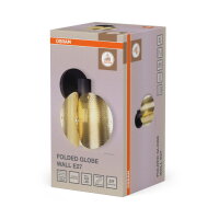 DECOR FOLDED GLOBE WALL E27 GD OSRAM