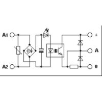 DEK-OE-230AC/ 48DC/100 Vstupní elektronická reléová svorka 2940210