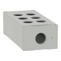 Skříň kovová, Šedá, M25 6 otvorů, 22MM 80X175X51,5 UL CSA    SCHNEIDER XAPD3206