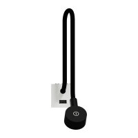 NOVÁ UNICA Lampička + USB nabíječka typu A 2.1A, Bílá SCHNEIDER NU360318