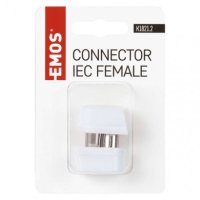 Konektor IEC zásuvka zacvakávací úhlový EMOS K1821.2