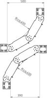 OBO 7081103 Kloubový oblouk RGBV 110 FT