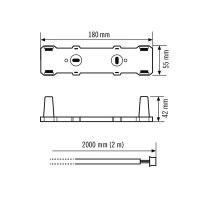 EsyLux EN10061318 Montážní sada SLG BRACKET SET