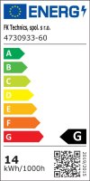 4730933-60 LED pásek 60LED/m,5050,IP65,2800-2900 K,12V