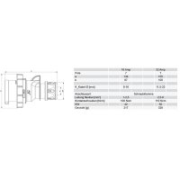 vidlice 7P, 16A/400V, 6h, IP67, niklované kontakty PCE 0172-6V