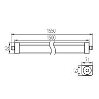 Liniové svítidlo LED TP STRONG LED 90W-NW KANLUX 33172