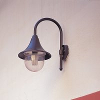 Nástěnné svítidlo Diana nástěnník hnědá antika 60W IP23 E27 COMPOLUX 916204/50