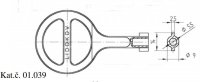 Klíč RT doppelbart 5 (=01.039)
