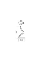Stolní lampa TORSION VE LED 11W 4000K SAND WHITE REDO 01-1898