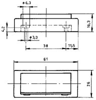 ABB 3171-80114 Ovládač zapínací zvonkový jednonásobný bílá