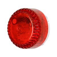 SO/R/NB/10C Maják Solex 9-60V DC bez základny červený maják svítivost 10cd