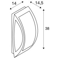 MERIDIAN 2 venkovní nástěnné a stropní svítidlo TC-(D,H,T,Q)SE IP54 antracit 25W