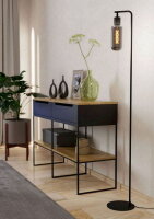Stojací svítidlo MAIONE E27 černá/šedá 1X4W IP20 EGLO 901008