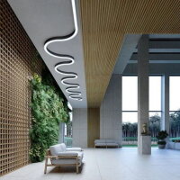 LED Svítidlo Serpent, 3m, přis., mléčný, 3000K, 48W, stříbrná FNSE007-0130DB